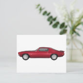 1972 Camaro: Spierauto: Snoep Apple Finish: Briefkaart (Staand voorkant)