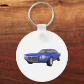 1972 Camaro Z28: Spierauto: Blauwe fine: Sleutelhanger (Voorkant)