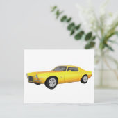 1972 Camaro Z28: Spierauto: Gele afwerking: Briefkaart (Staand voorkant)