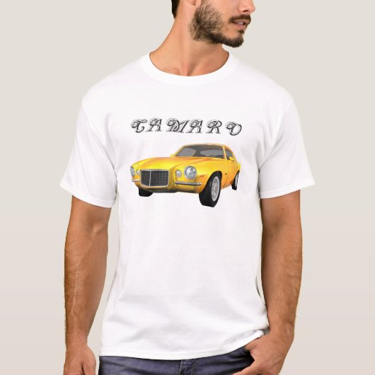 1972 Camaro Z28: Spierwagen: Gele afwerking: Shirt (Voorkant)