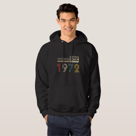 1972  Cassette Hoodie (Voorkant volledig)