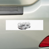 1972 Chevelle Custom Illustration Bumpersticker (Op auto)