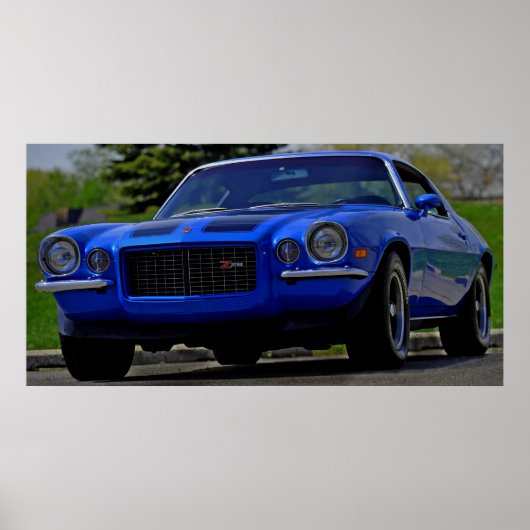 1972 Chevy Camaro RS Poster (Voorkant)