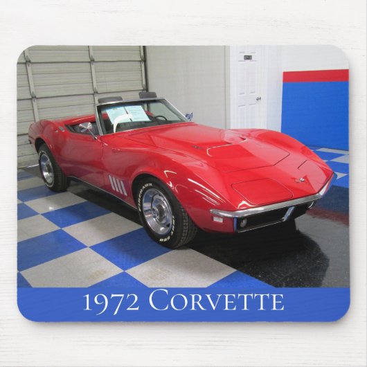 1972 Corvette Stingray puzzel muismat (Voorkant)