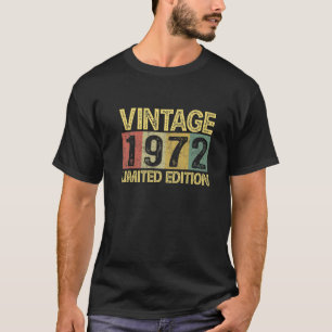 1972 dag 50 jaar oud Funny 50e verjaardag T-shirt