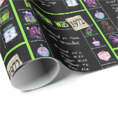 1972 Geboortejaar Trivia Cadeaupapier (Rol Hoek)