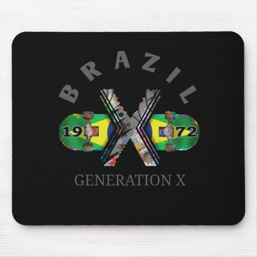 1972 Generation X Brazililian Skateboard Muismat (Voorkant)
