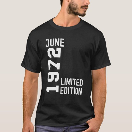 1972 Happy Birthday Party T-shirt (Voorkant)