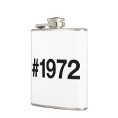1972 Hashtag 53 jaar Verjaardag Jubileum Heupfles (Links)