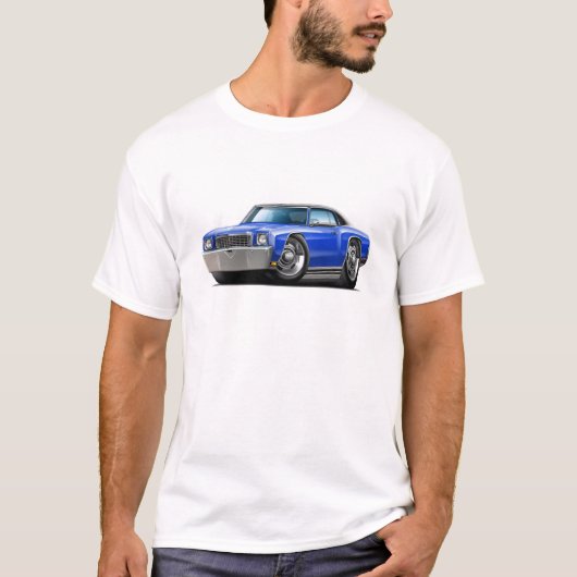 1972 Monte Carlo Blue-Black Top Car (Voorkant)