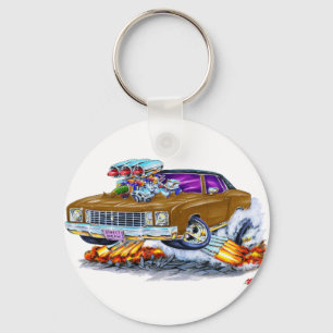1972 Monte Carlo Brown Car Sleutelhanger