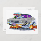 1972 Monte Carlo Gray Briefkaart (Voorkant / Achterkant)