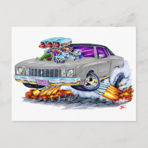 1972 Monte Carlo Gray Briefkaart