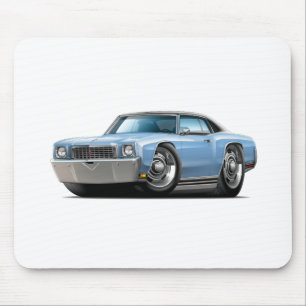 1972 Monte Carlo Lt Blue-Black Top Car Muismat