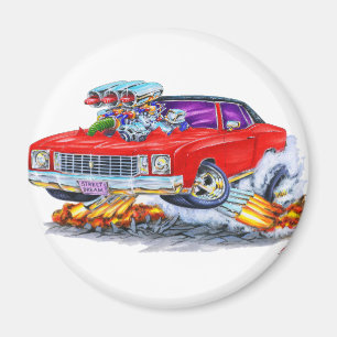 1972 Monte Carlo Red Car Magneet