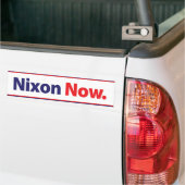 1972 Nixon Now Campaign Bumpersticker (Op Truck)