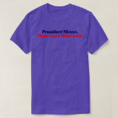 1972 Nixon nu meer dan ooit T-shirt (Design voorkant)