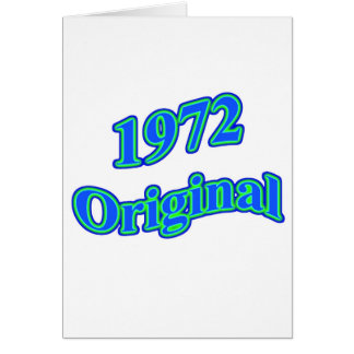 1972 Origineel Blauw Groen