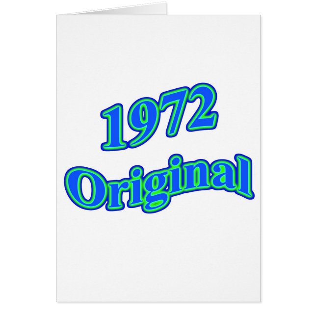 1972 Origineel Blauw Groen (Voorkant)