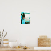 1972 Overstromende wilde meren-Barre Pa. Poster (Keuken)