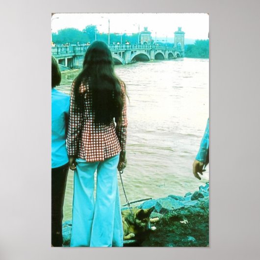 1972 Overstromende wilde meren-Barre Pa. Poster (Voorkant)