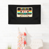 1972 Retro Cassette 50e verjaardag 50 jaar oud Spandoek (Insitu)