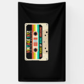1972 Retro Cassette 50e verjaardag 50 jaar oud Spandoek (Verticaal)