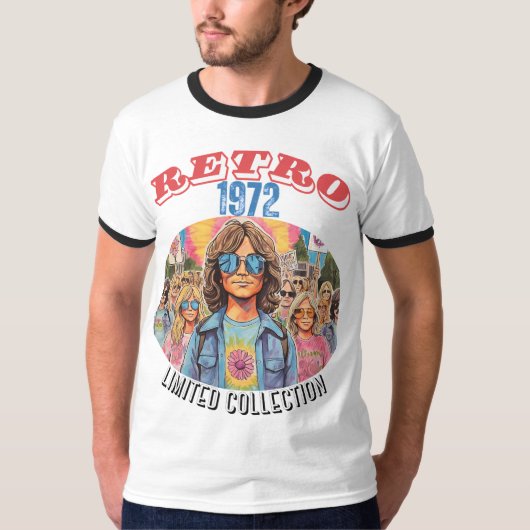 1972 RETRO - RETRO REVIVAL (BEPERKT COLLECTIE) T-SHIRT (Voorkant)