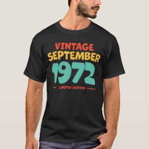 1972 september Legend geboren in 19 september 197 T-shirt