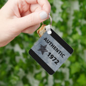 1972  Star Retro Verjaardag Ontwerp Sleutelhanger