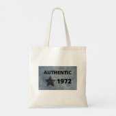 1972 Star Retro Verjaardag Ontwerp Tote Bag (Achterkant)