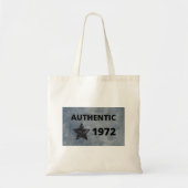 1972 Star Retro Verjaardag Ontwerp Tote Bag (Voorkant)