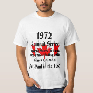 1972 Team Canada NHL Hockey T-shirt