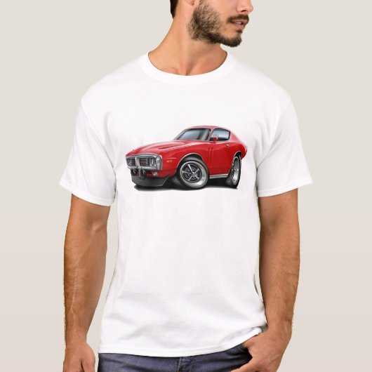 1973-1974 Rood lade T-shirt (Voorkant)