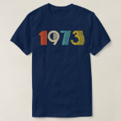 1973 45e verjaardagTShirt T-shirt (Design voorkant)