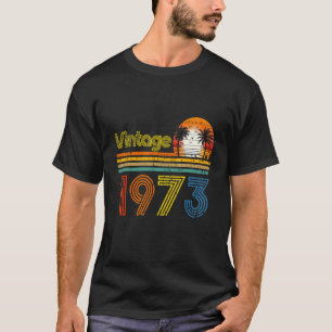  1973 49 jaar oude Mannen en vrouwen 49e geboorte T-shirt