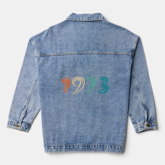 1973 49e verjaardag denim jacket (Achterkant)