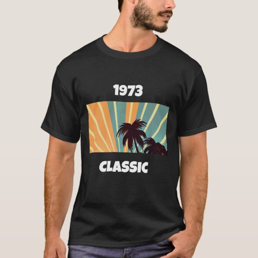  1973 50ste jaar - Personaliseren T-shirt (Voorkant)
