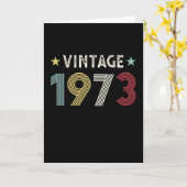  1973 50ste verjaardag Gift 50 jaar oud Kaart (Gele Bloem)