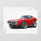 1973-74 Auto van SE van de Lader de rood-Zwarte Briefkaart (Voorkant / Achterkant)