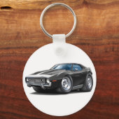 1973-74 Javelin Black-White Sleutelhanger (Voorkant)