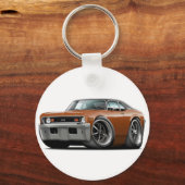 1973-74 Nova Brown-Black Top Sleutelhanger (Voorkant)