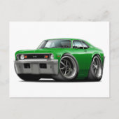 1973-74 Nova Green Car Briefkaart (Voorkant)