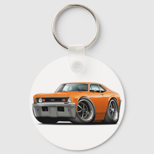 1973-74 Nova Oranje auto Sleutelhanger (Voorkant)