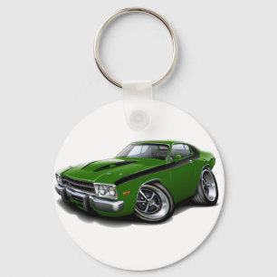 1973-74 Roadrunner Green-Black Car Sleutelhanger