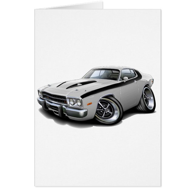 1973-74 Roadrunner White-Black Car (Voorkant)