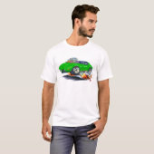 1973-76 Corvette Green Car T-shirt (Voorkant volledig)