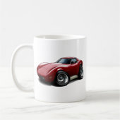 1973-76 Corvette maroon Koffiemok (Links)