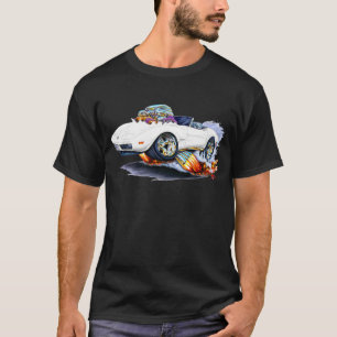 1973-76 Corvette White Convertible T-shirt