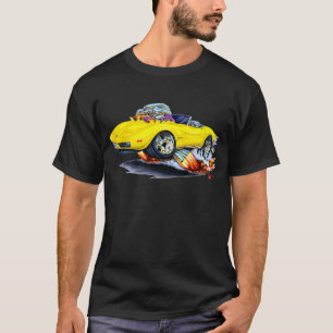 1973-76 Corvette Yellow Convertible T-shirt